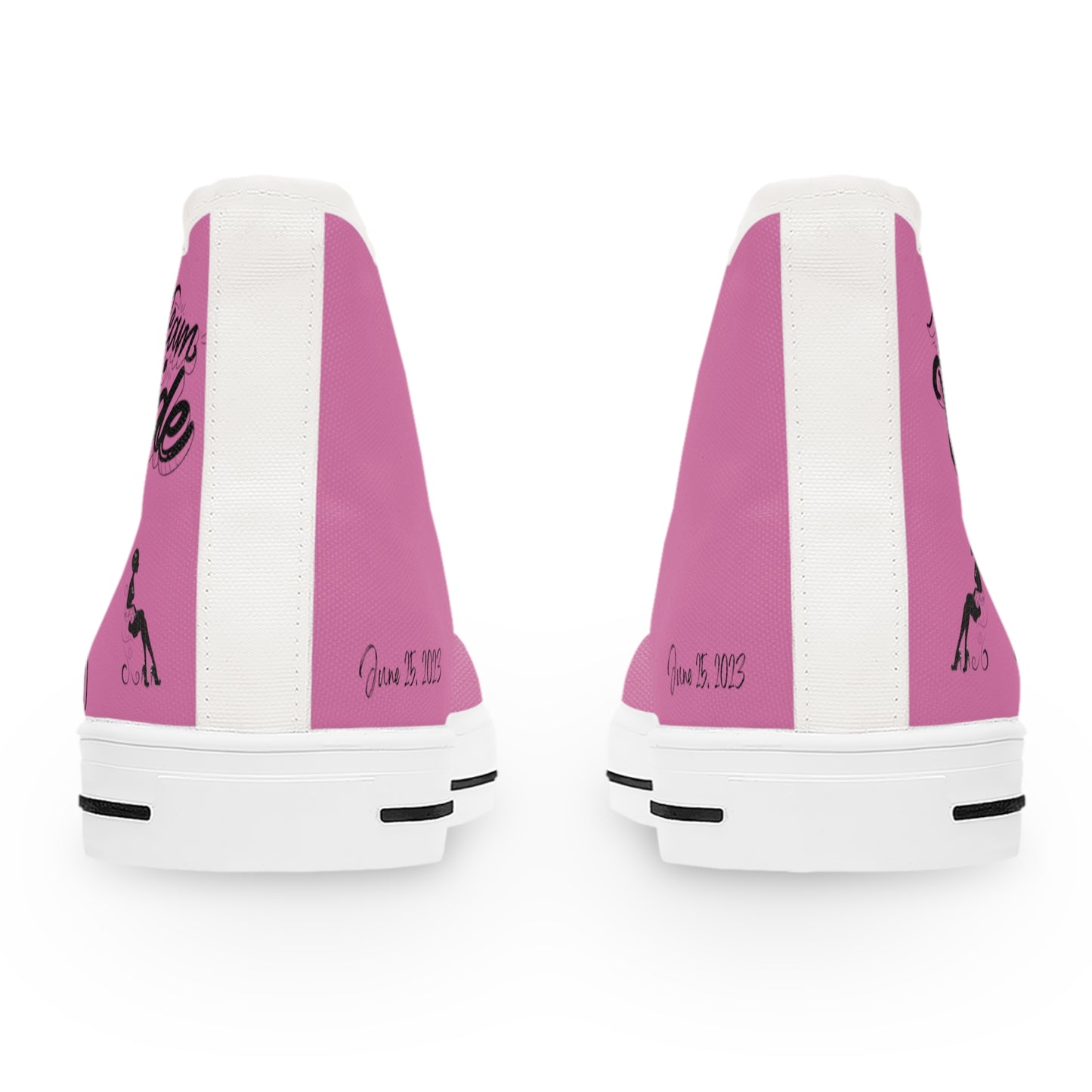 Team Bride P!   PERSONALIZE & CUSTOMIZE IT!  Women's High Top Sneakers