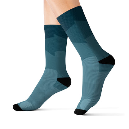 Mountain high Sublimation Socks