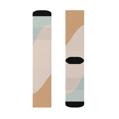 Camo Green stripes Sublimation Socks