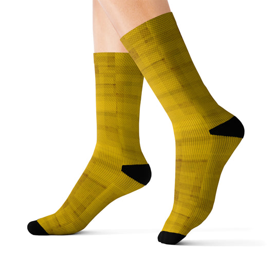 Yellow Rod Sublimation Socks