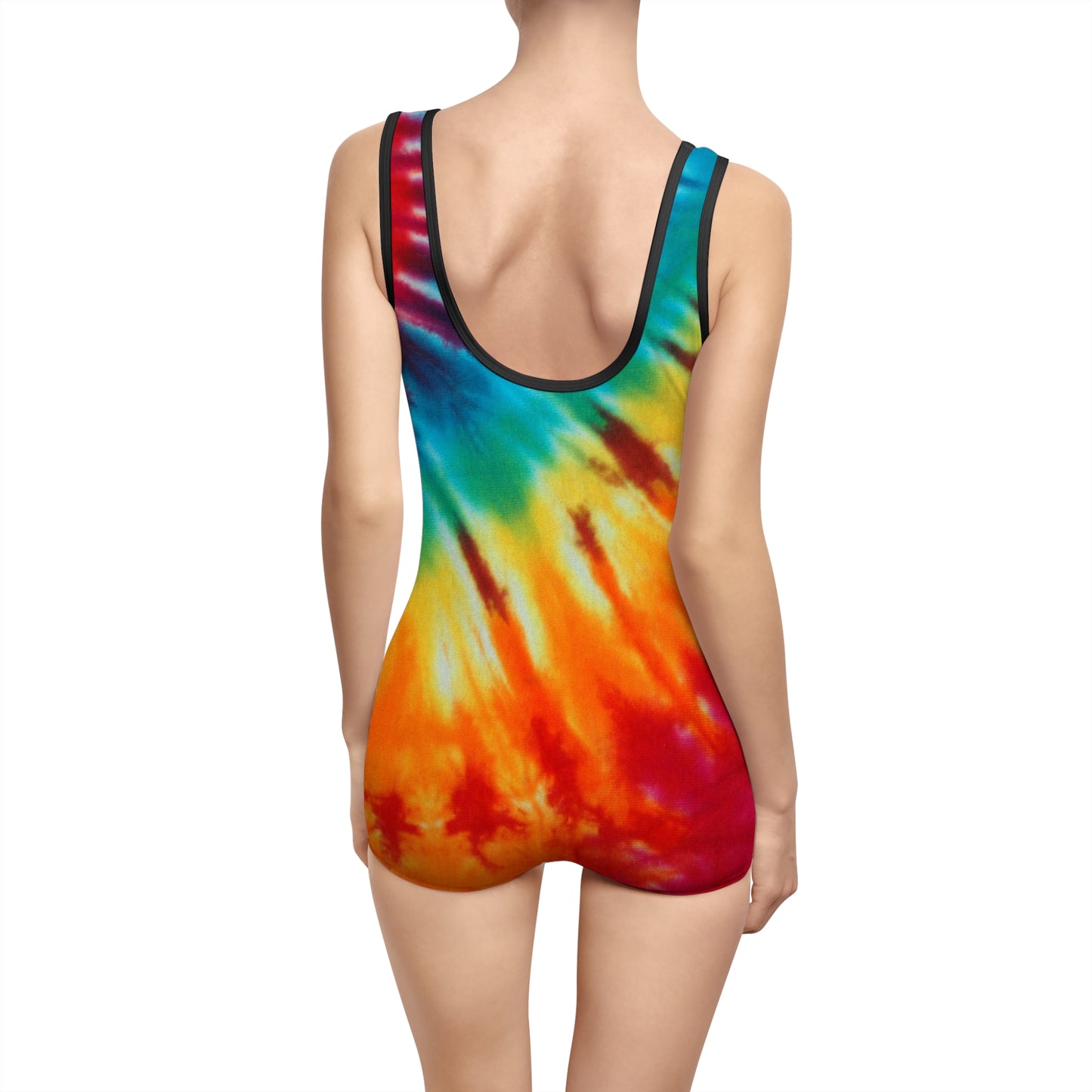 RAINBOW QUEST Women's Vintage Swimsuit (AOP)