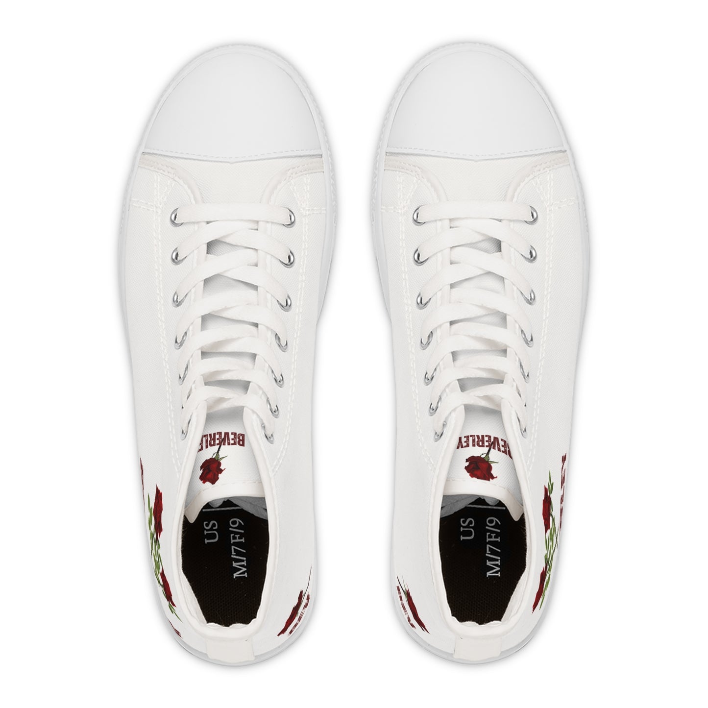 THE FAINT ONE  WHITE-  Women's High Top Sneakers