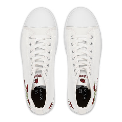 THE FAINT ONE  WHITE-  Women's High Top Sneakers