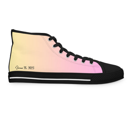 MOTHER OF THE BRIDE! DESIGN THEN PAY PERSONALIZE & CUSTOMIZE IT! Women's High Top Sneakers