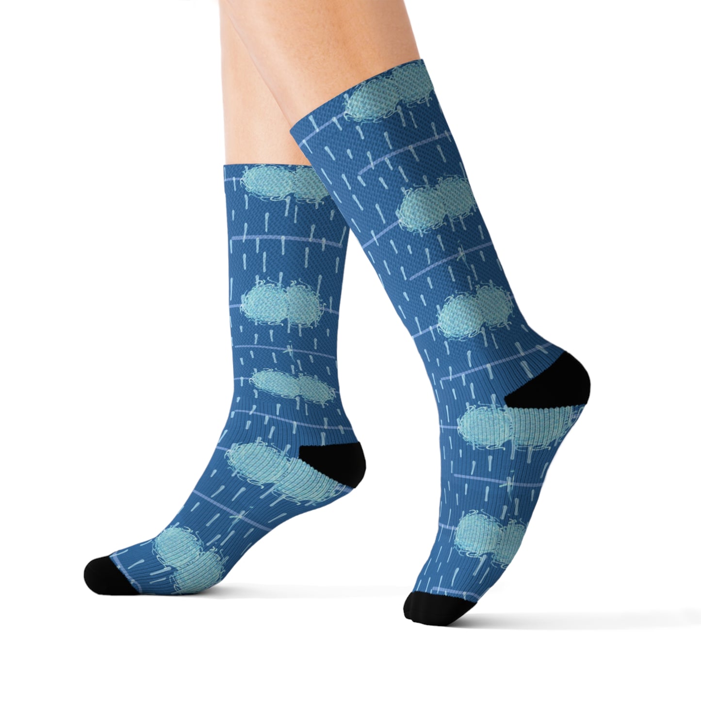 Blue spot Sublimation Socks