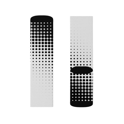 Black Dots Sublimation Socks