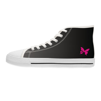 Warrier Pink Grey - DESIGN THEN PAY Women's High Top Sneakers