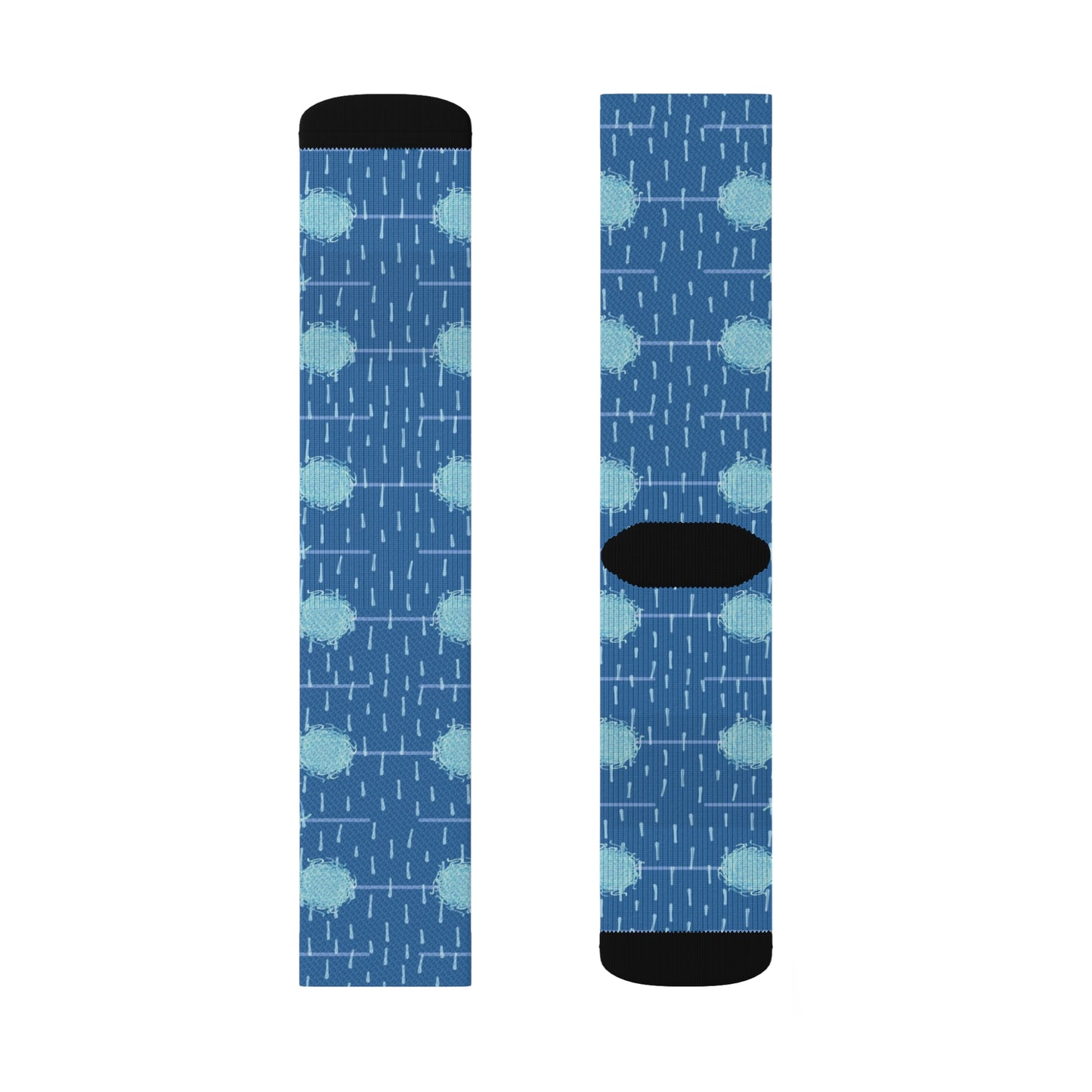 Blue spot Sublimation Socks