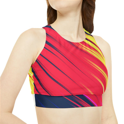 SPLASHES OF COLOR Sporty Bikini Set (AOP)