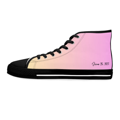 MOTHER OF THE BRIDE! DESIGN THEN PAY PERSONALIZE & CUSTOMIZE IT! Women's High Top Sneakers