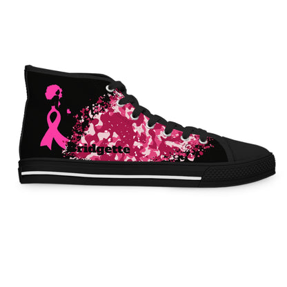 The Camo Pink  DESIGN THEN PAY Women's High Top Sneakers