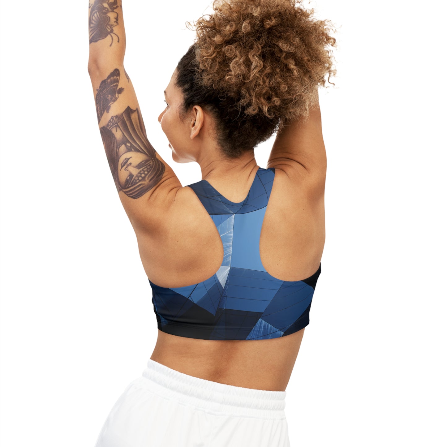 I WANT IT Seamless Sports Bra (AOP)