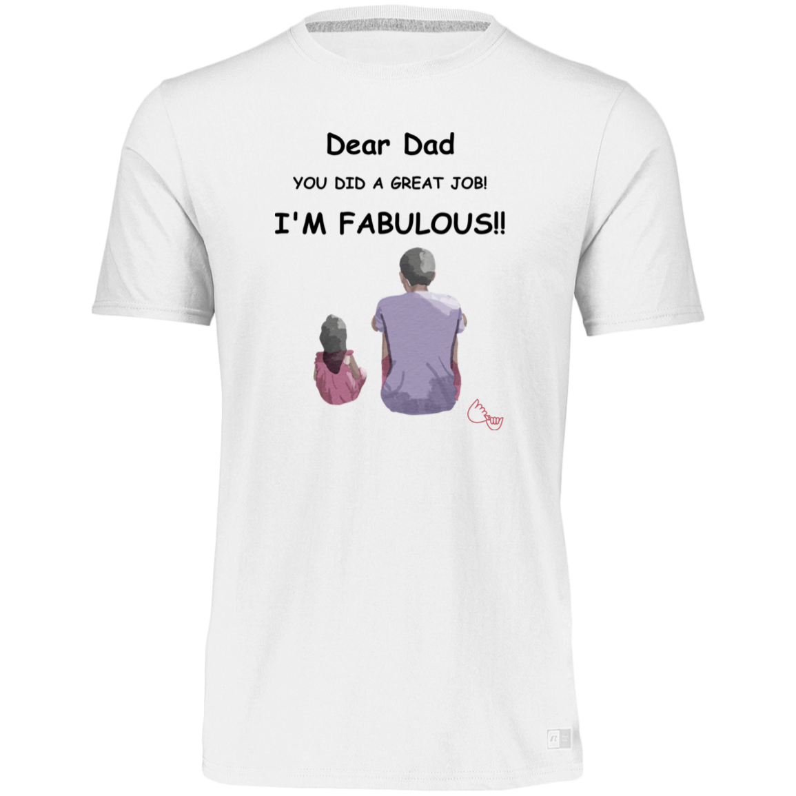 DAD I'M FABULOUS   64STTB Youth Essential Dri-Power Tee