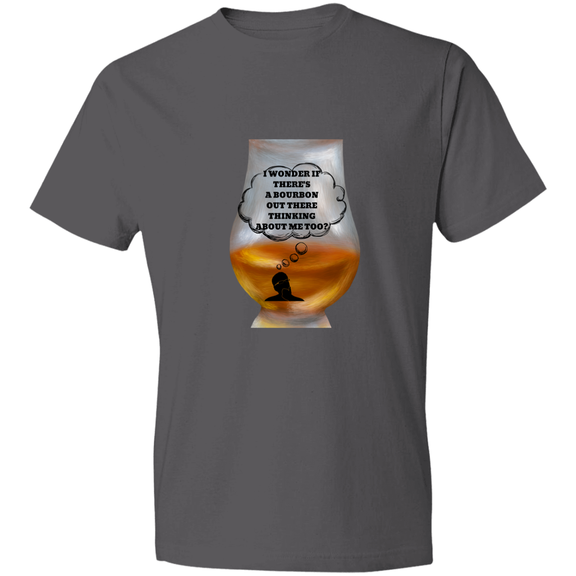 BOURBON THINKING 980 Lightweight T-Shirt 4.5 oz