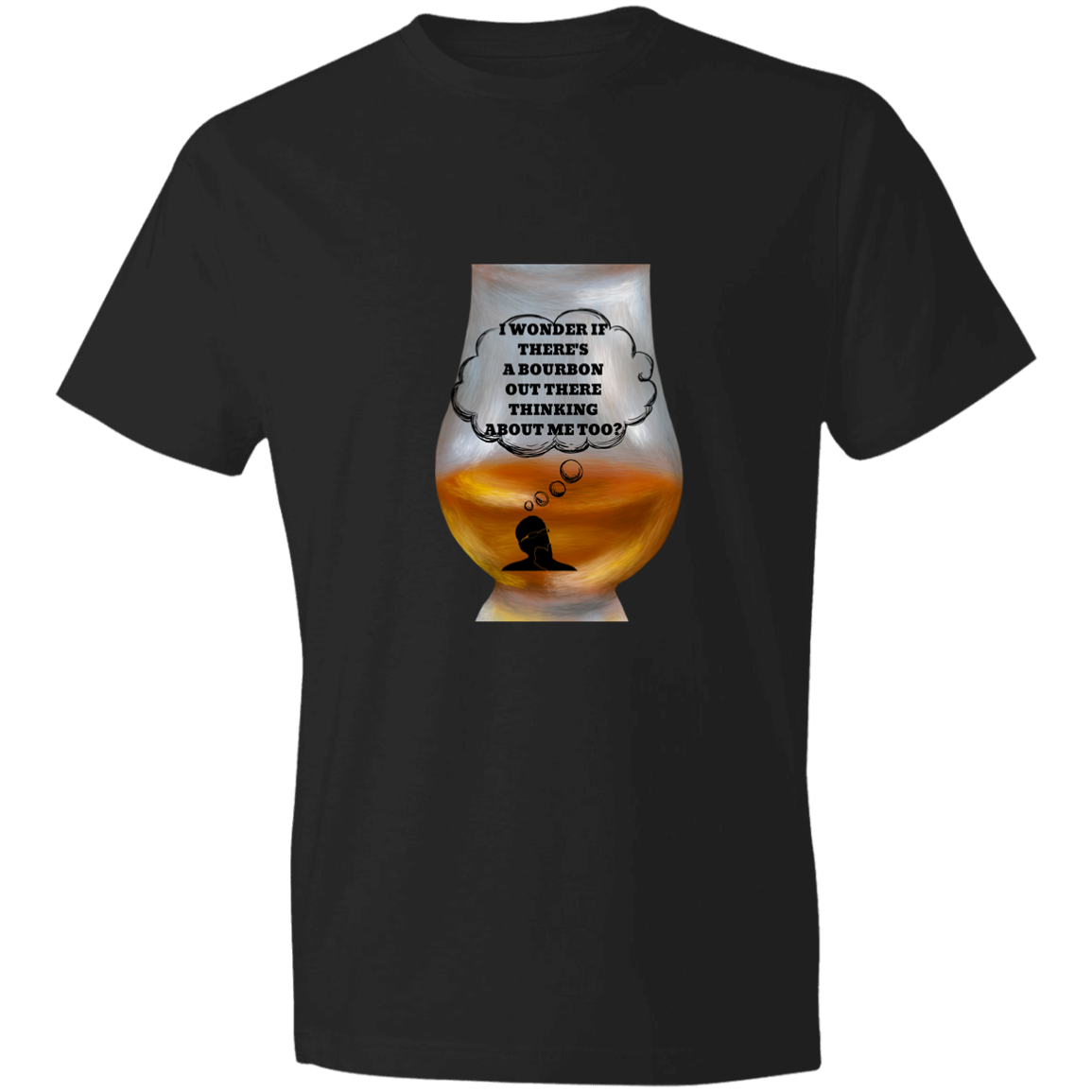 BOURBON THINKING 980 Lightweight T-Shirt 4.5 oz