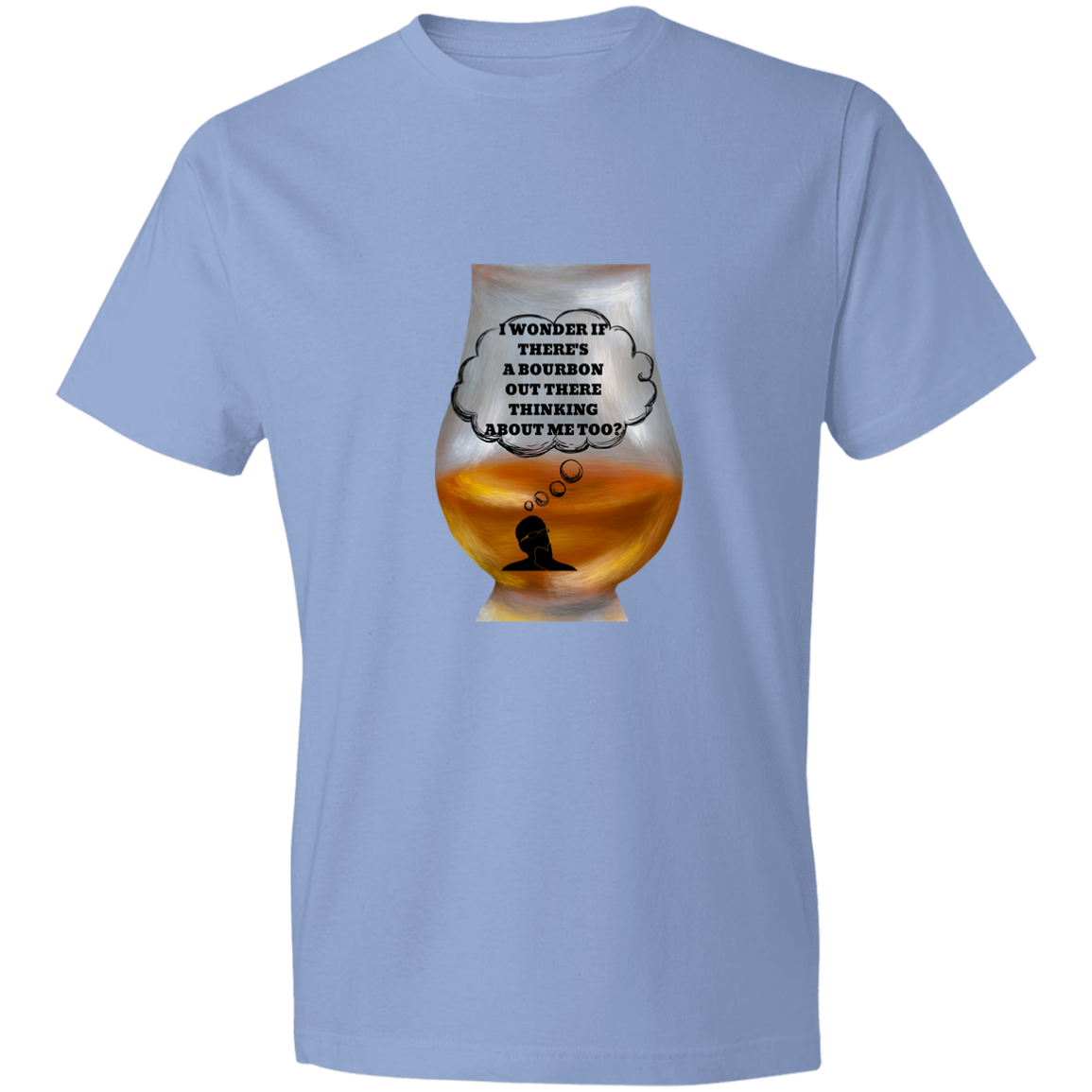 BOURBON THINKING 980 Lightweight T-Shirt 4.5 oz