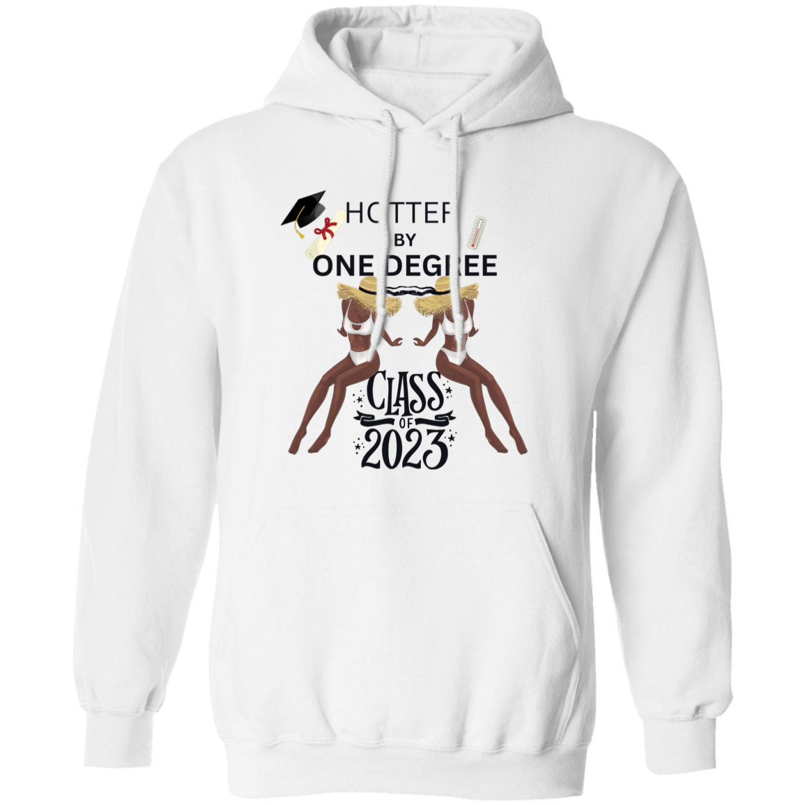 Hotter By One Degree. G185 Pullover Hoodie