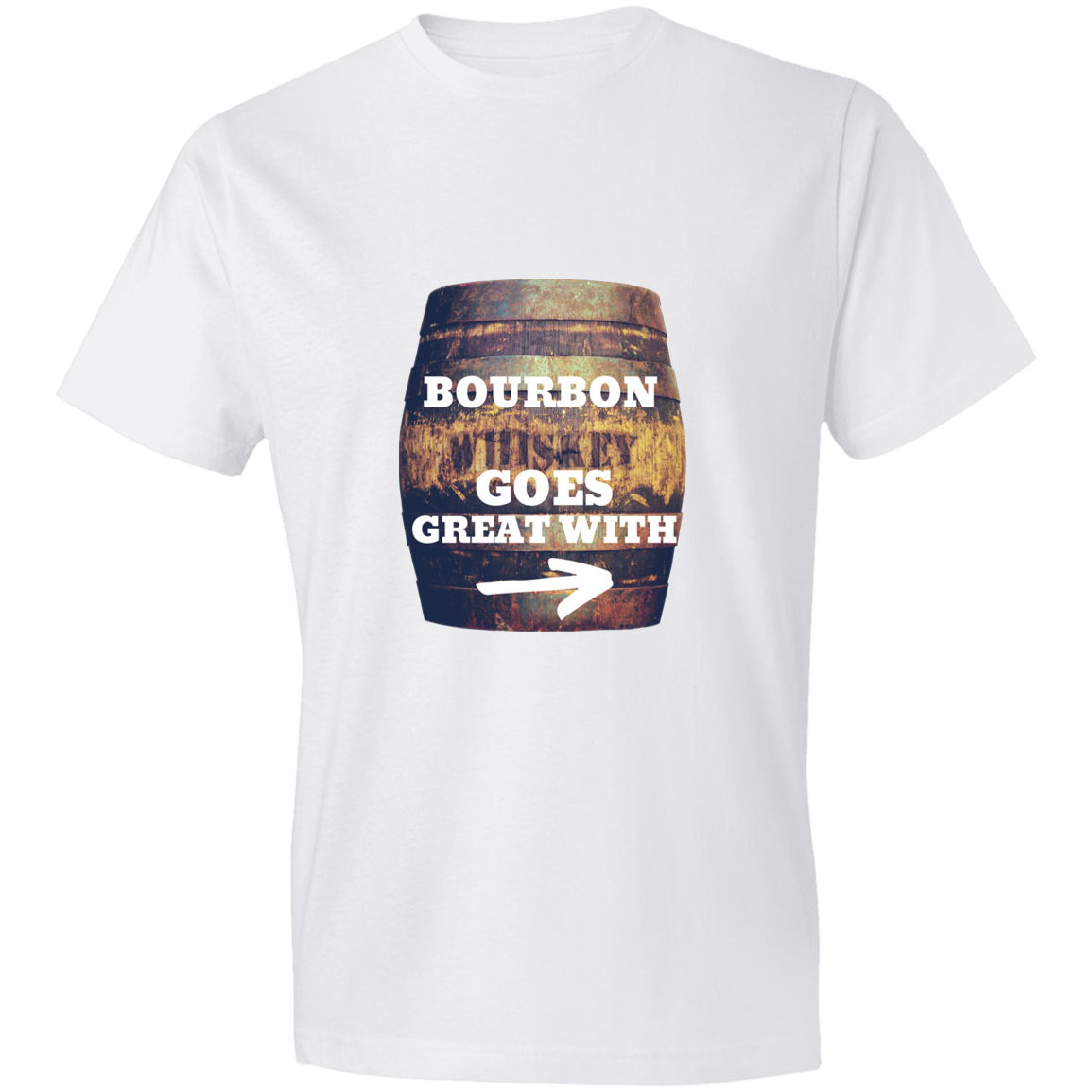 BOURBON GOES GREAT  (1) BOURBON GOES GREAT WITH 980 Lightweight T-Shirt 4.5 oz