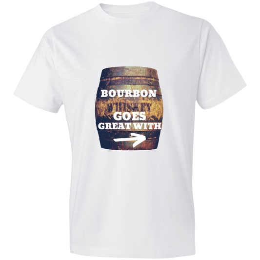 BOURBON GOES GREAT  (1) BOURBON GOES GREAT WITH 980 Lightweight T-Shirt 4.5 oz