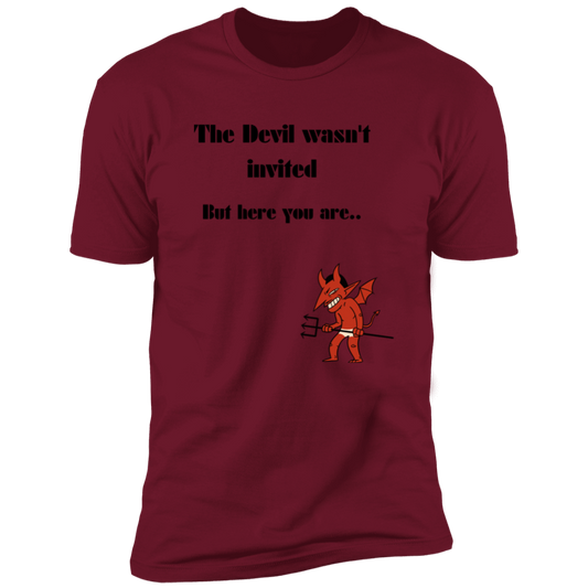 Devil not invited (3) WASN'T INVITED Z61x Premium Short Sleeve Tee (Closeout)