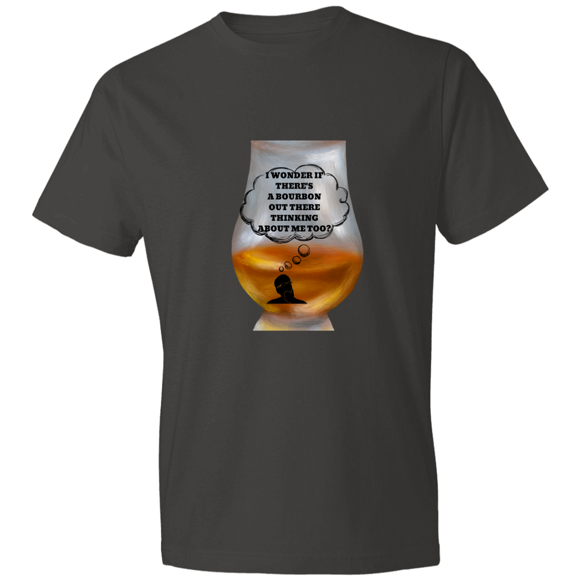 BOURBON THINKING 980 Lightweight T-Shirt 4.5 oz