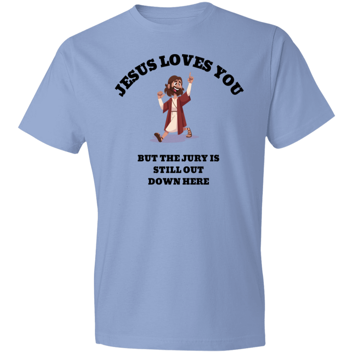 JESUS LOVES YOU JESUS LOVES YOU 980 Lightweight T-Shirt 4.5 oz