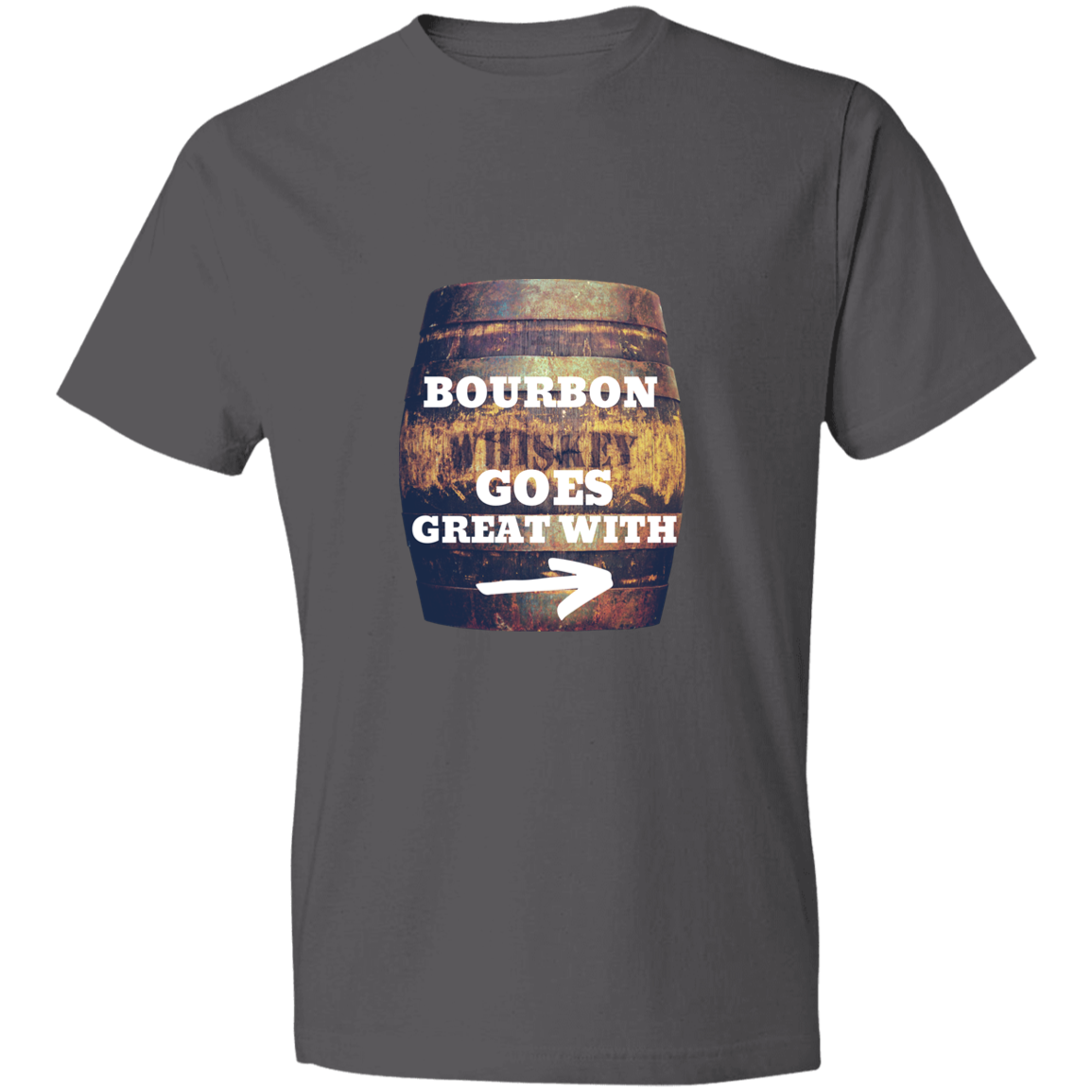 BOURBON GOES GREAT  (1) BOURBON GOES GREAT WITH 980 Lightweight T-Shirt 4.5 oz