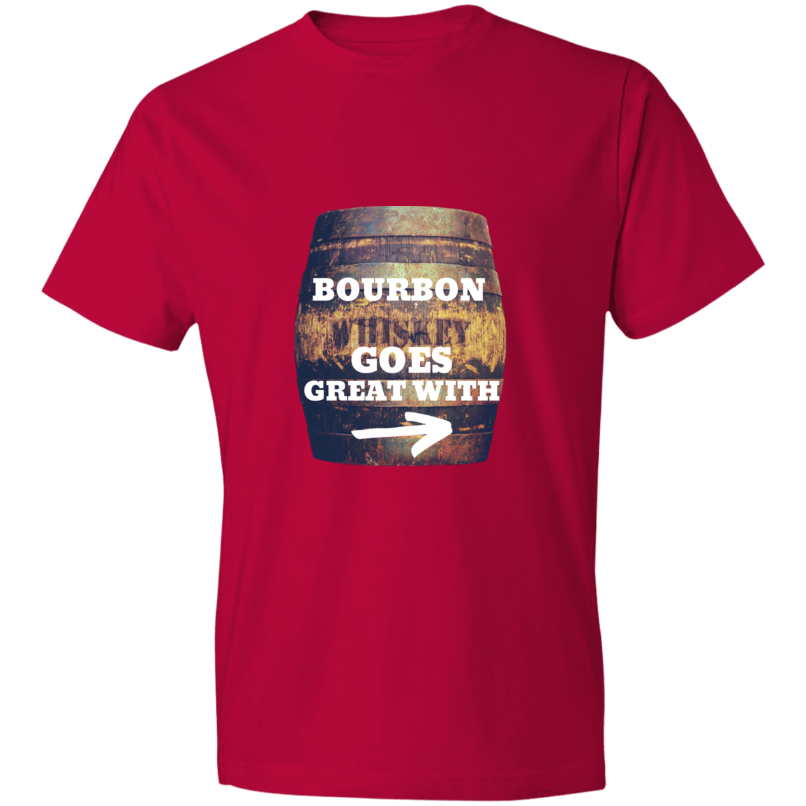 BOURBON GOES GREAT  (1) BOURBON GOES GREAT WITH 980 Lightweight T-Shirt 4.5 oz