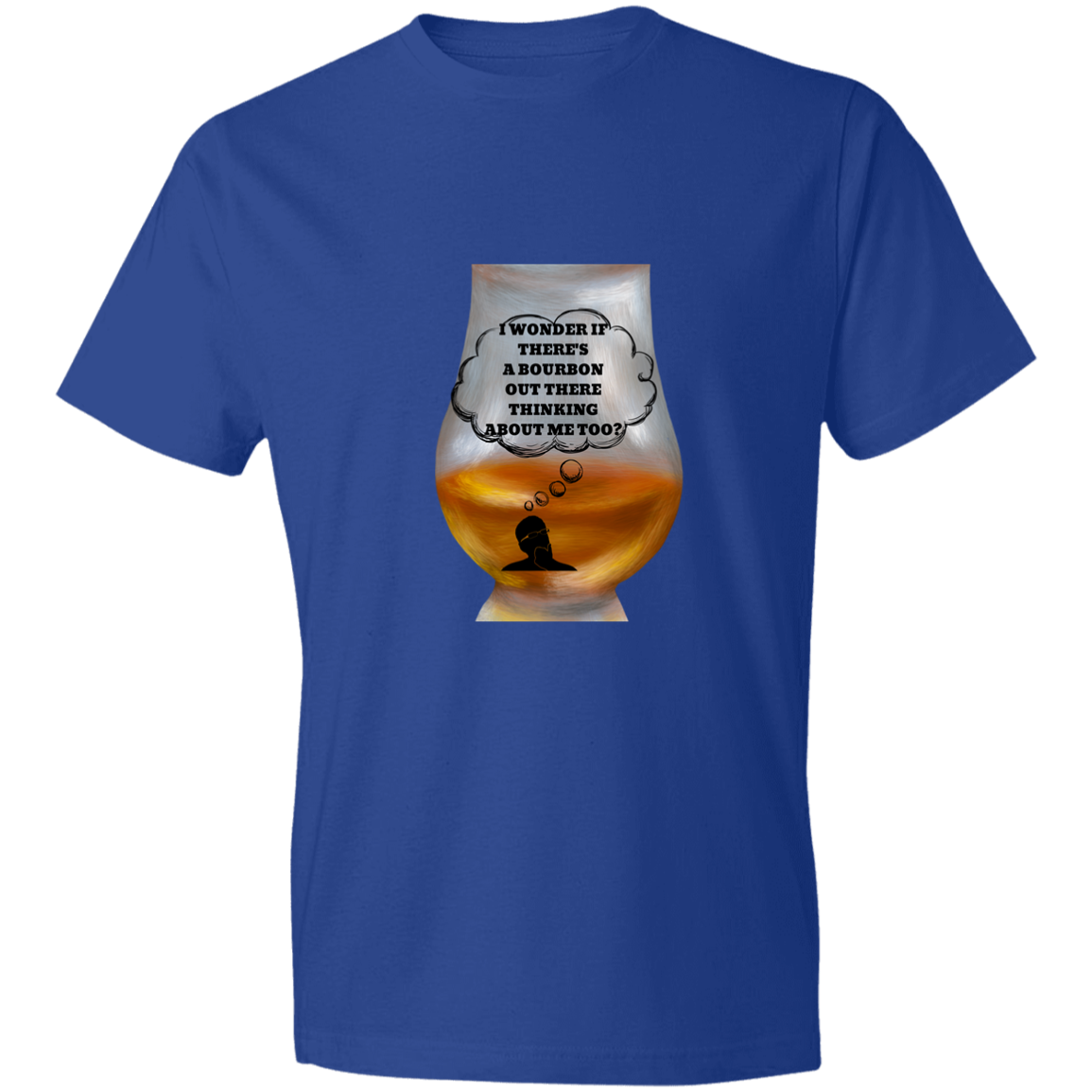 BOURBON THINKING 980 Lightweight T-Shirt 4.5 oz