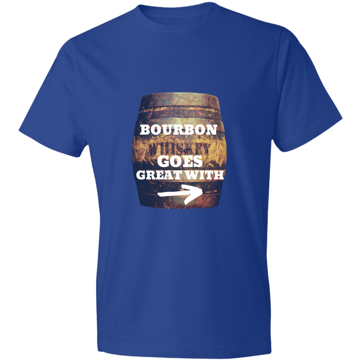 BOURBON GOES GREAT  (1) BOURBON GOES GREAT WITH 980 Lightweight T-Shirt 4.5 oz