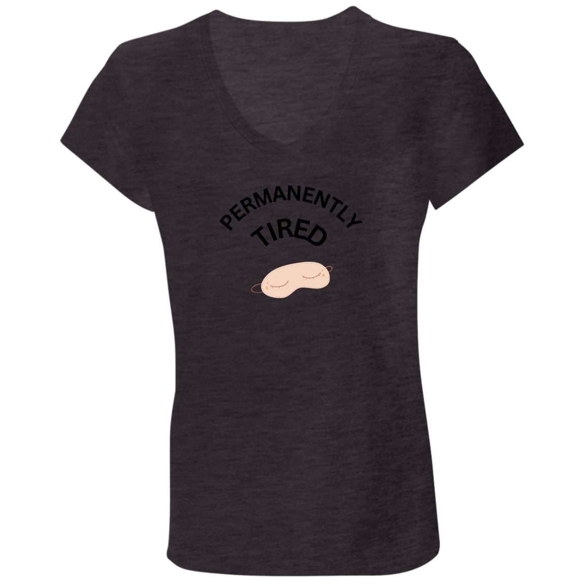 PERMANENTLY B6005 Ladies' Jersey V-Neck T-Shirt