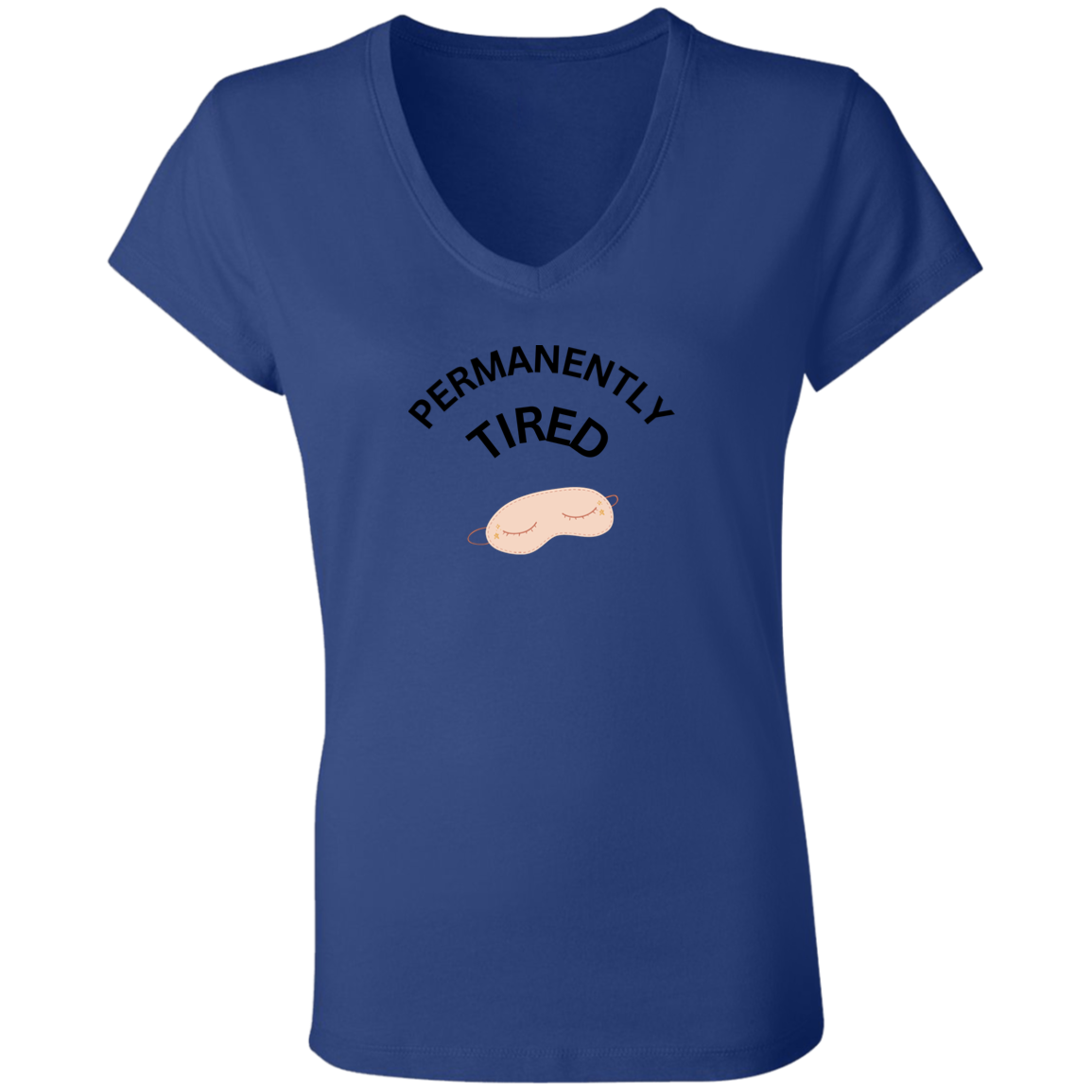 PERMANENTLY B6005 Ladies' Jersey V-Neck T-Shirt