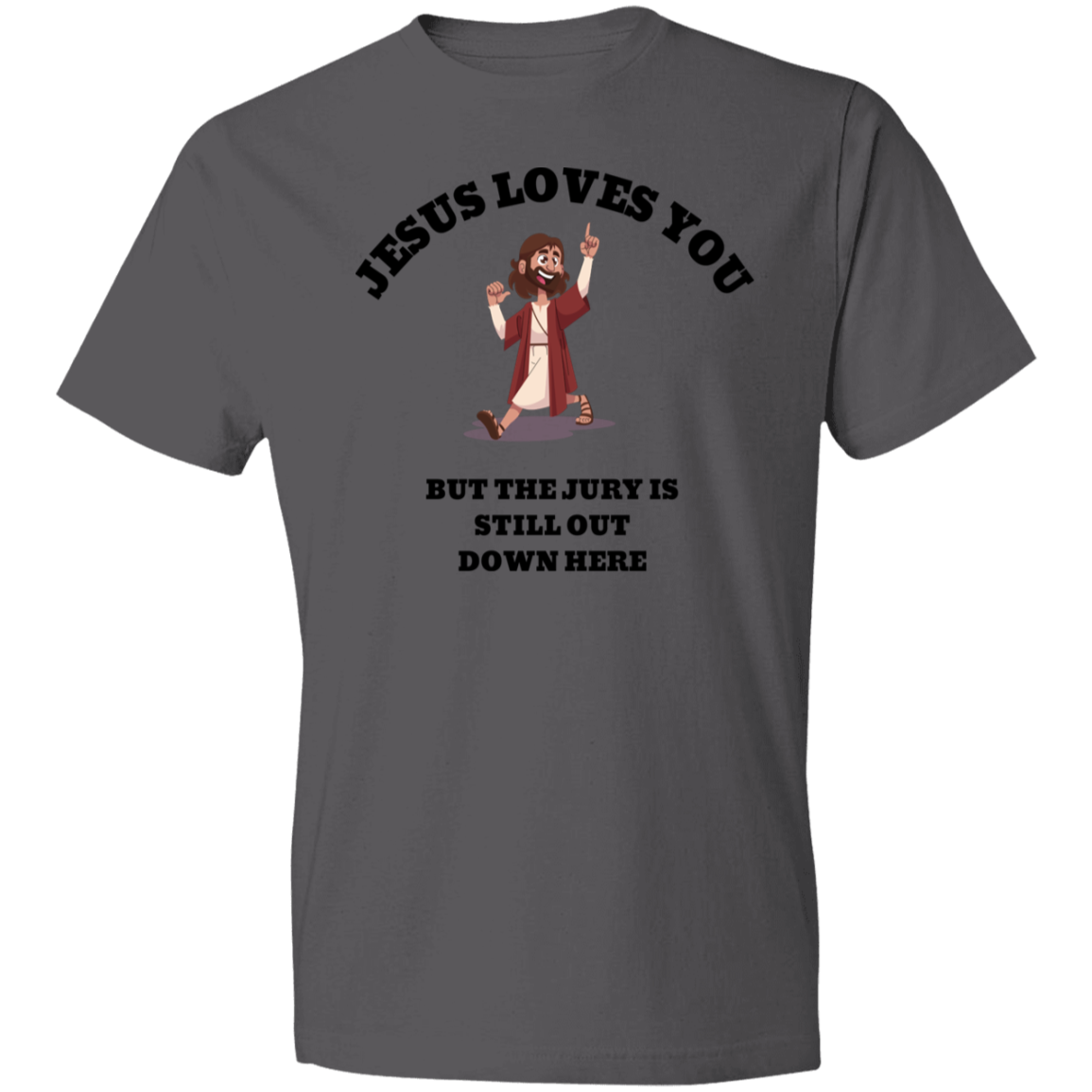 JESUS LOVES YOU JESUS LOVES YOU 980 Lightweight T-Shirt 4.5 oz