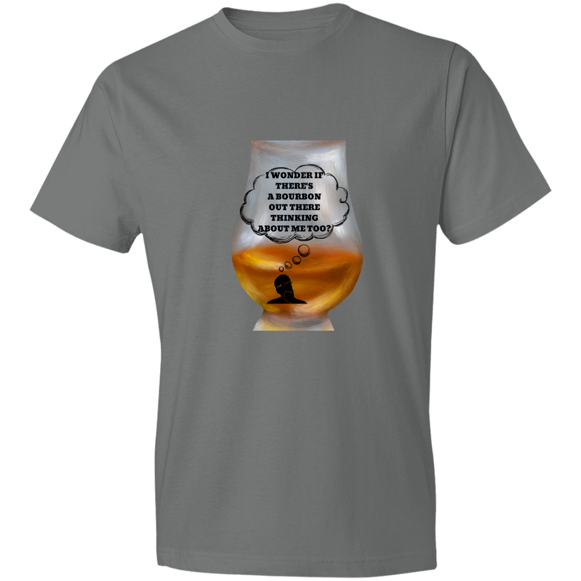 BOURBON THINKING 980 Lightweight T-Shirt 4.5 oz