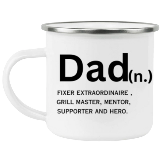 Dad Extraordinaire 21271 Enamel Camping Mug