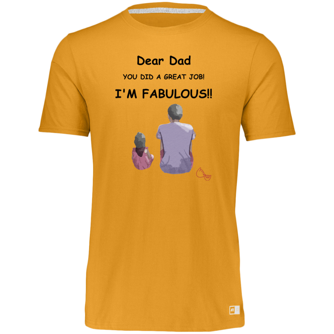 DAD I'M FABULOUS   64STTB Youth Essential Dri-Power Tee