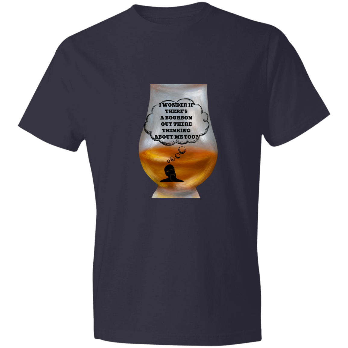 BOURBON THINKING 980 Lightweight T-Shirt 4.5 oz