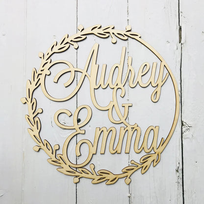 Custom Wooden Wall Sign Personalized