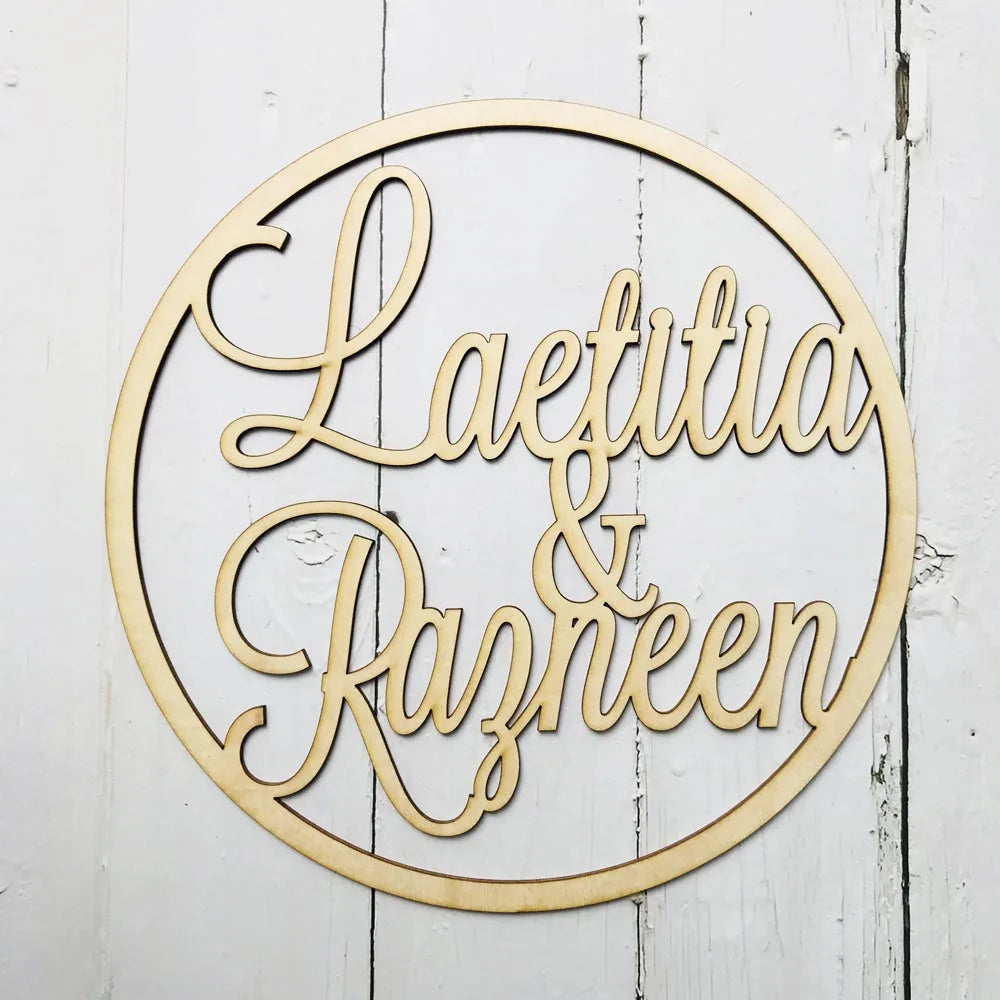 Custom Wooden Wall Sign Personalized