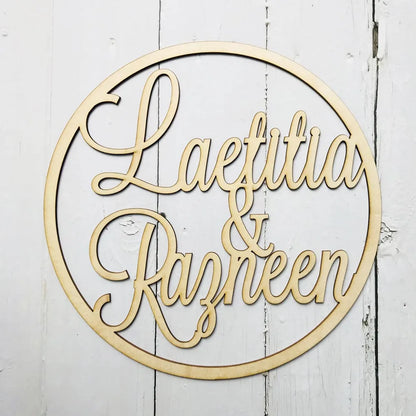 Custom Wooden Wall Sign Personalized