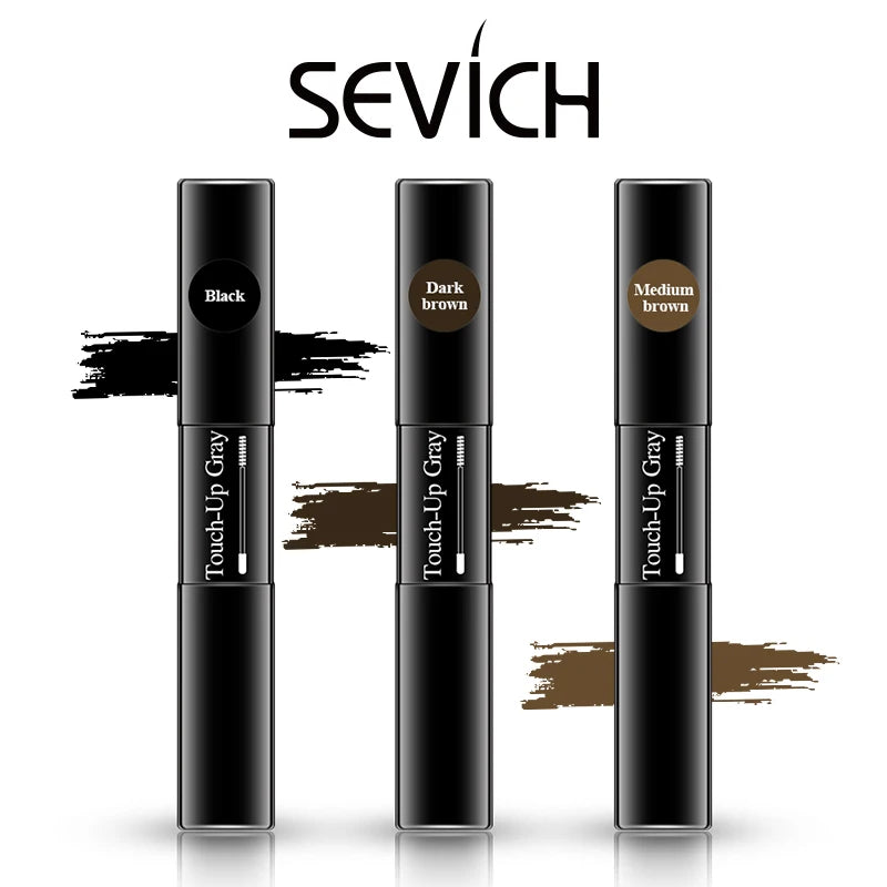 Sevich Black Hair Dye 2 in 1 Applicator hair color brush Instant White Grey Hair Cover Up One-off Hair Color Cream Beauty Makeup