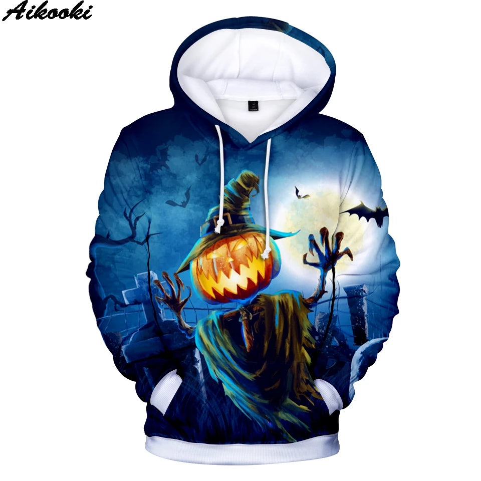 Hip Hop Halloween 3D Hoodies