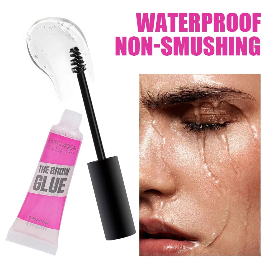 12ml 3D Eyebrow Styling Gel Waterproof Transparent Quick Dry Eyebrow Wax Set Brow Lifting Long-lasting Eyebrow Enhancers Makeup