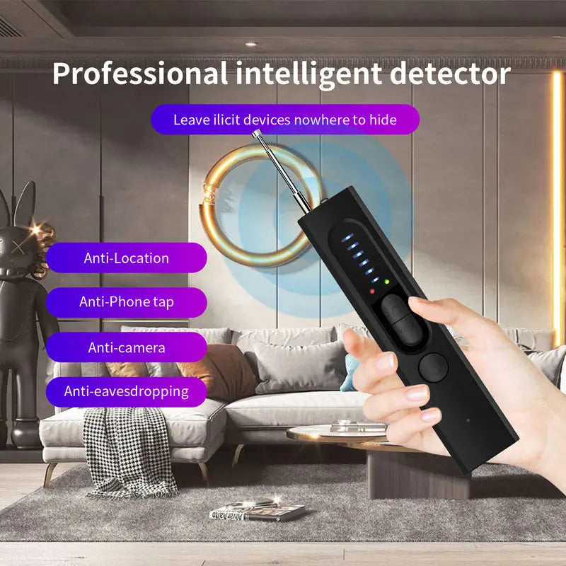 RF Signal Hidden Camera Detector Pen Anti Spy Candid Wireless Pinhole Micro Cam Scan Magnetic GPS Locator GSM Secret Bug Finder