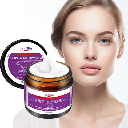 Anti-Wrinkle Aging Whipped Tallow Balm Collagen Hyaluronic Acid Skin Care