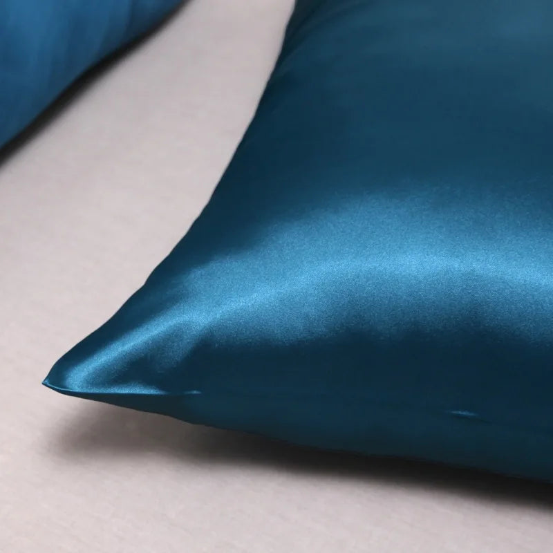 Silk Satin Pillowcase, Decorative Couch Pillow Case