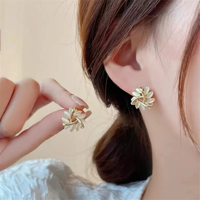 Elegant and Exquisite Stud Earrings