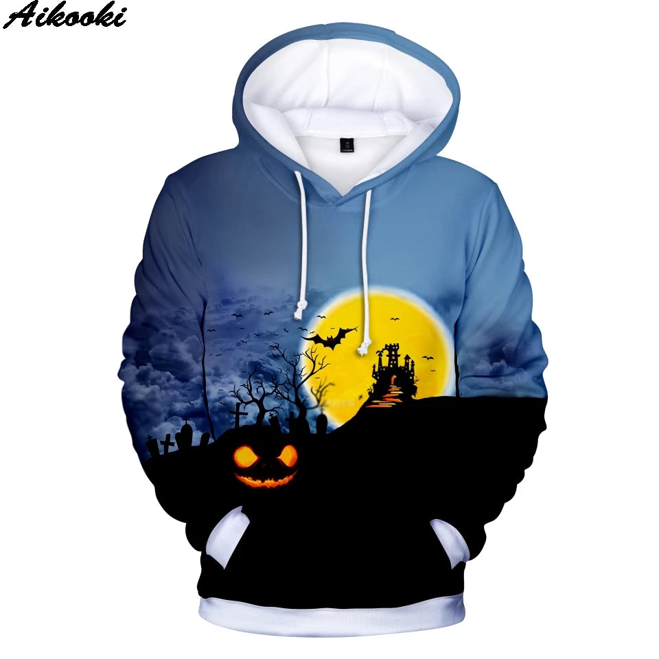 Hip Hop Halloween 3D Hoodies