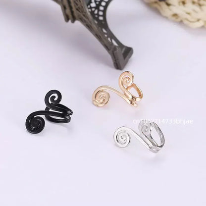 1/2/3pcs NonPiercing Flower Shape Women Alloy Earrings Girl Accessories Earrings Without Ear Holes Simplicity Cartilage Ear Clip