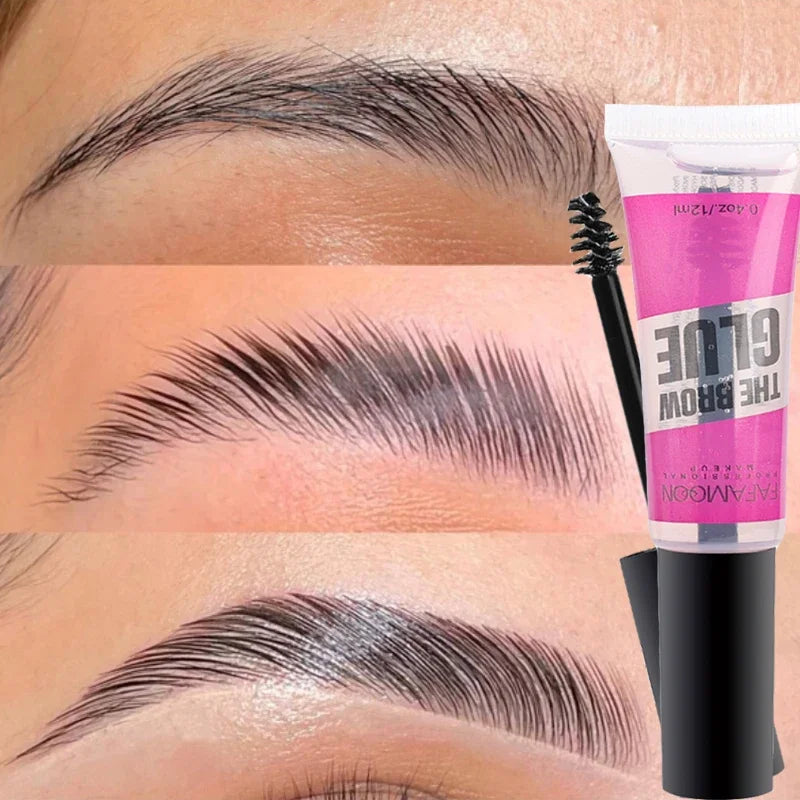 12ml 3D Eyebrow Styling Gel Waterproof Transparent Quick Dry Eyebrow Wax Set Brow Lifting Long-lasting Eyebrow Enhancers Makeup